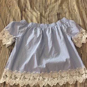 Off the shoulder shirt